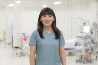 “防止登山者在山上遇难，是我的最大目标”，大城说。 （川村勲 摄影）