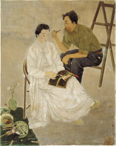 張遇聖《畫室》(1943), 三星美術館 Leeum