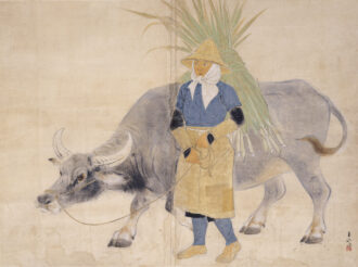 林玉山《歸途》(1944), 臺北市立美術館